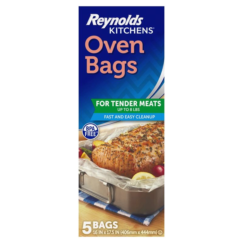 Reynolds Kitchens Oven Bags, 8 lbs, 5 count