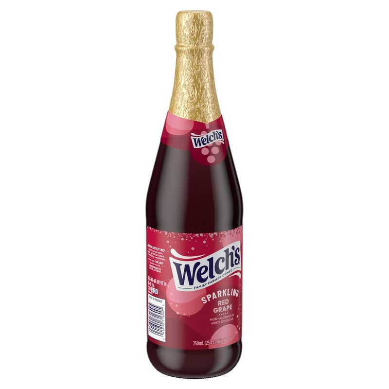 Welch's Sparkling Red Grape Non-Alcoholic Juice Cocktail, 25.4 fl oz