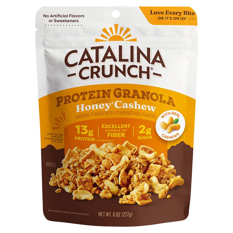 Catalina Crunch Honey Cashew Flavored Protein Granola, 8 oz