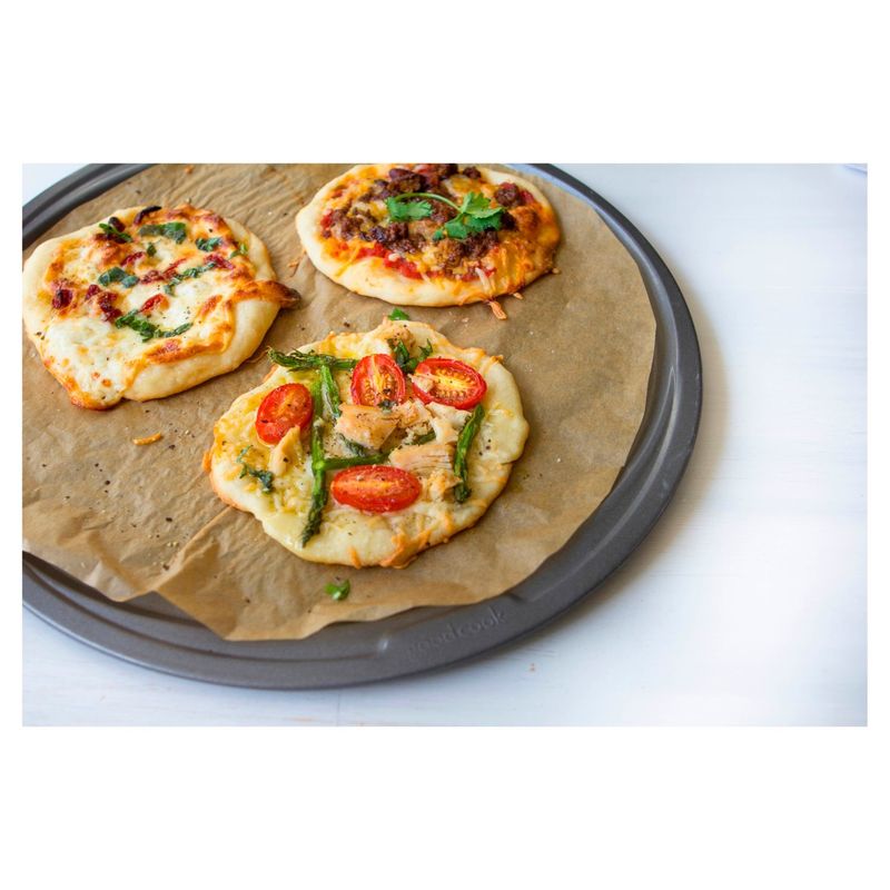 GoodCook Nonstick Steel 12" Pizza Pan, Grey