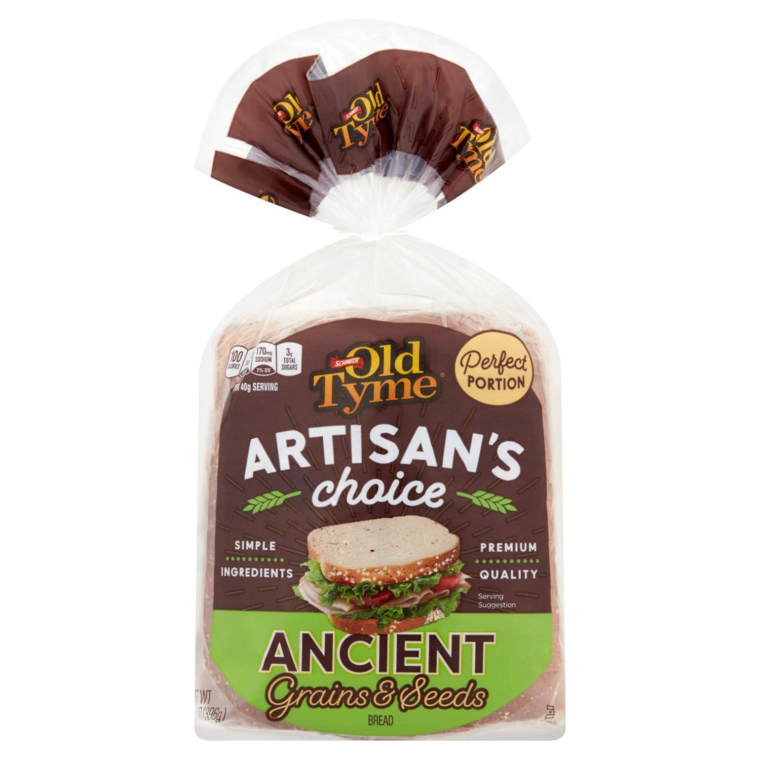 Schmidt Old Tyme Artisan's Choice Ancient Grains &amp; Seeds Bread, 14 oz