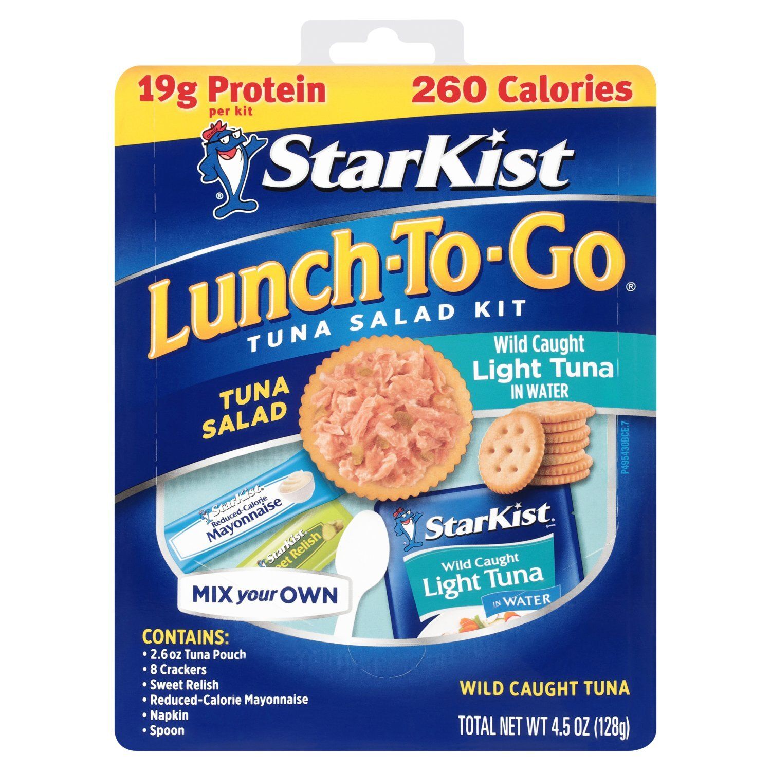 StarKist Lunch To-Go Tuna Salad Kit, 4.5 oz