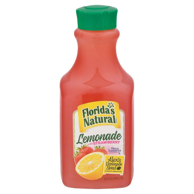 Florida's Natural Lemonade with Strawberry, 59 fl oz