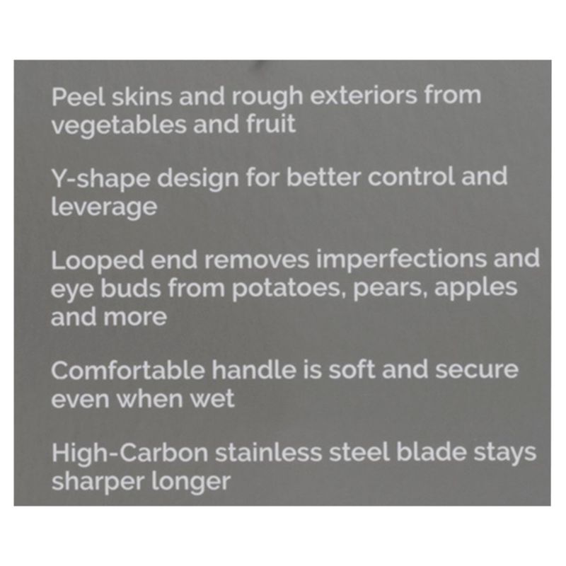 Good Cook Touch Y Shaped Peeler, Swivel Blade, Comfort Grip Handle
