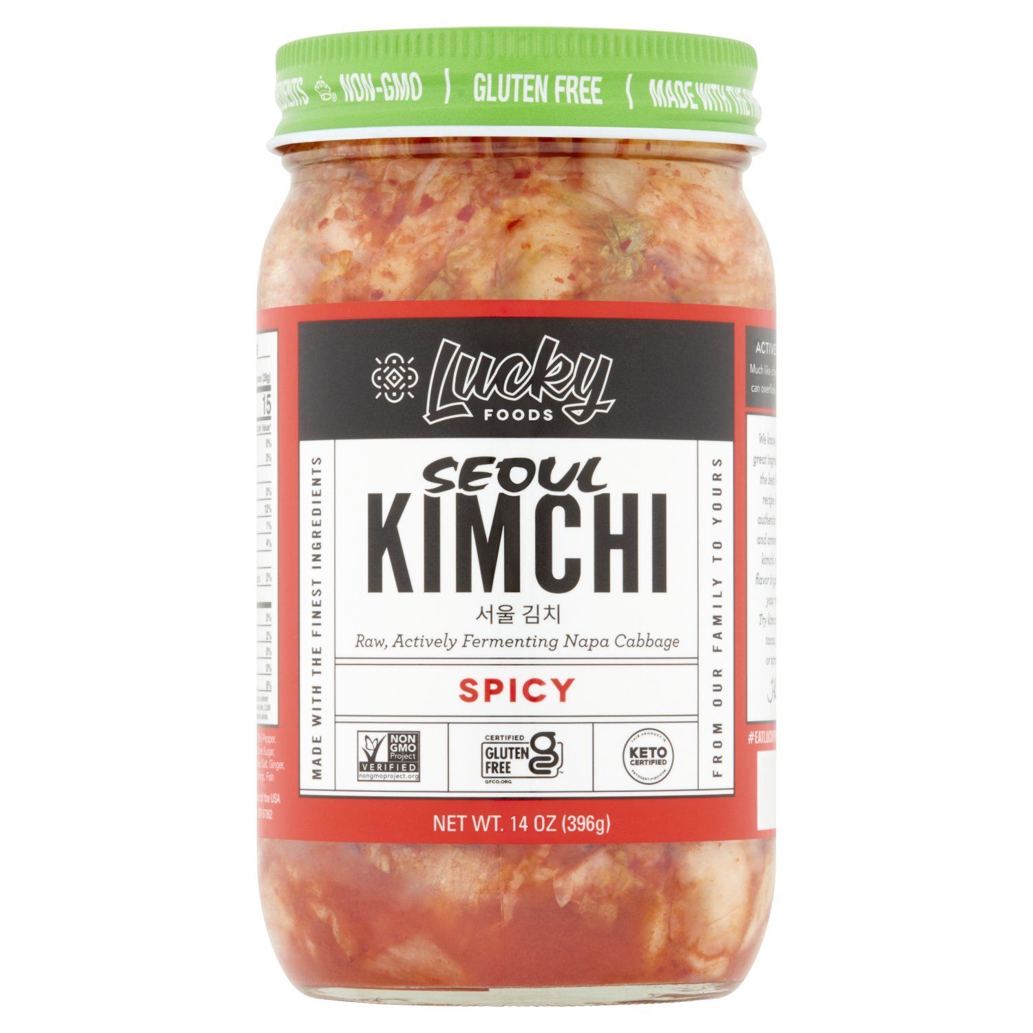 Lucky Foods Spicy Seoul Kimchi, 14 oz