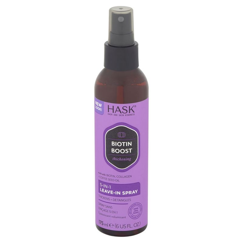 Hask Thickening Biotin Boost 5-in-1 Leave-In Spray, 6 fl oz