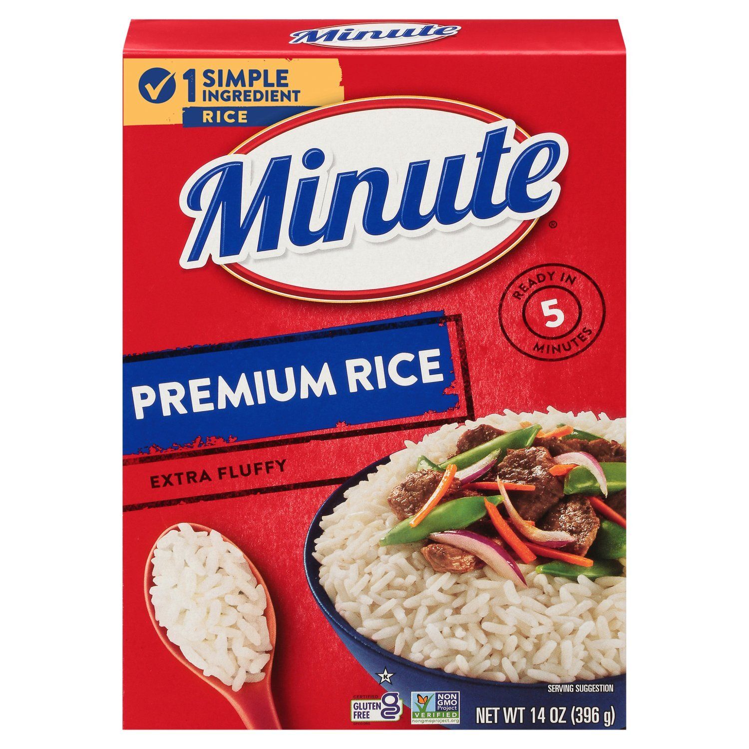 Minute Extra Fluffy Premium Rice, 14 oz