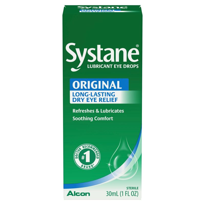 Alcon Systane Original Long-Lasting Dry Eye Relief Lubricant Eye Drops, 1 fl oz