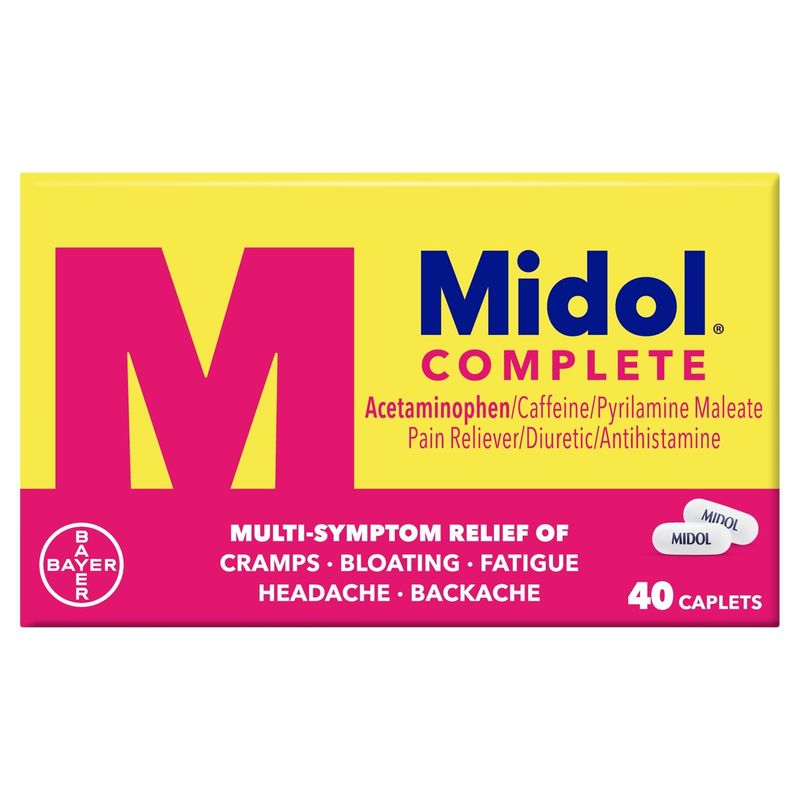 Midol Complete Caplets, 40 count