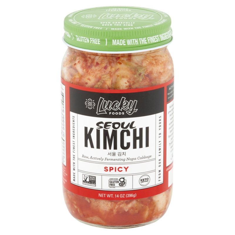 Lucky Foods Spicy Seoul Kimchi, 14 oz