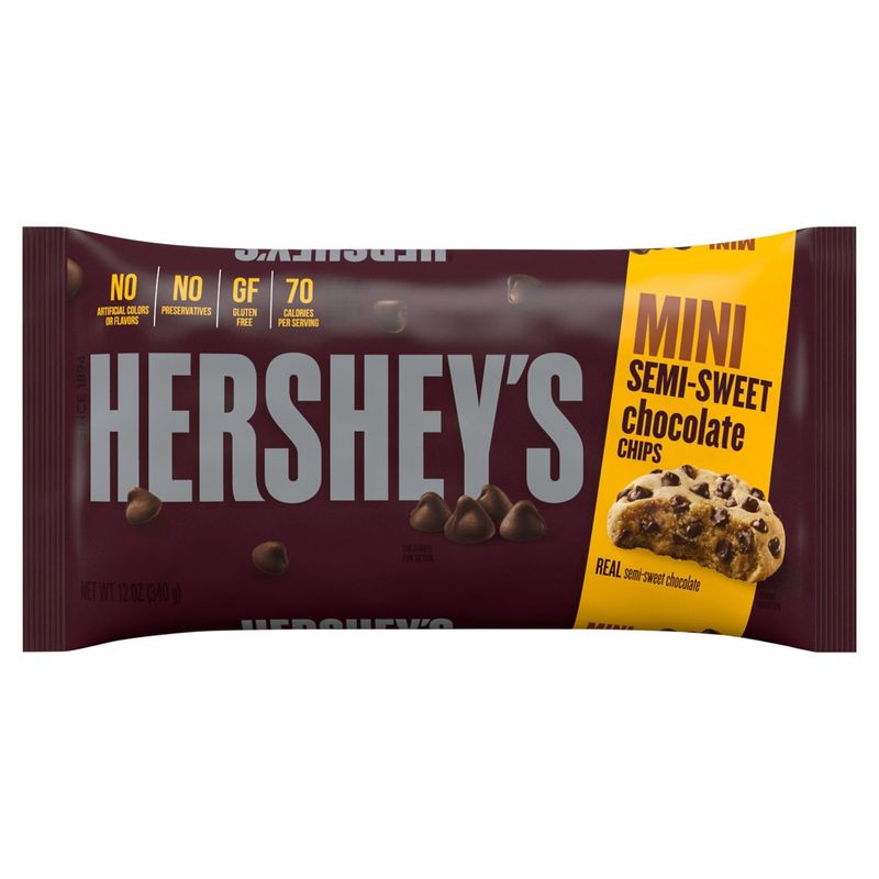 Hershey's Mini Semi-Sweet Chocolate Chips, 12 oz