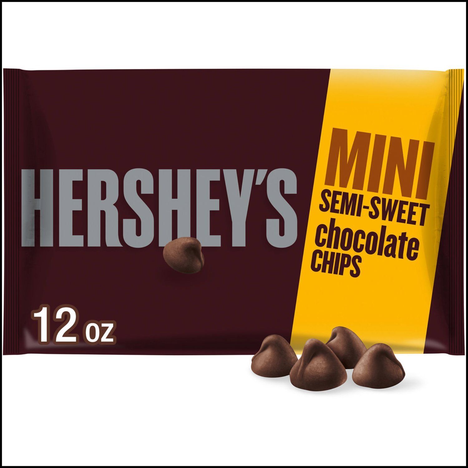 Hershey's Mini Semi-Sweet Chocolate Chips, 12 oz
