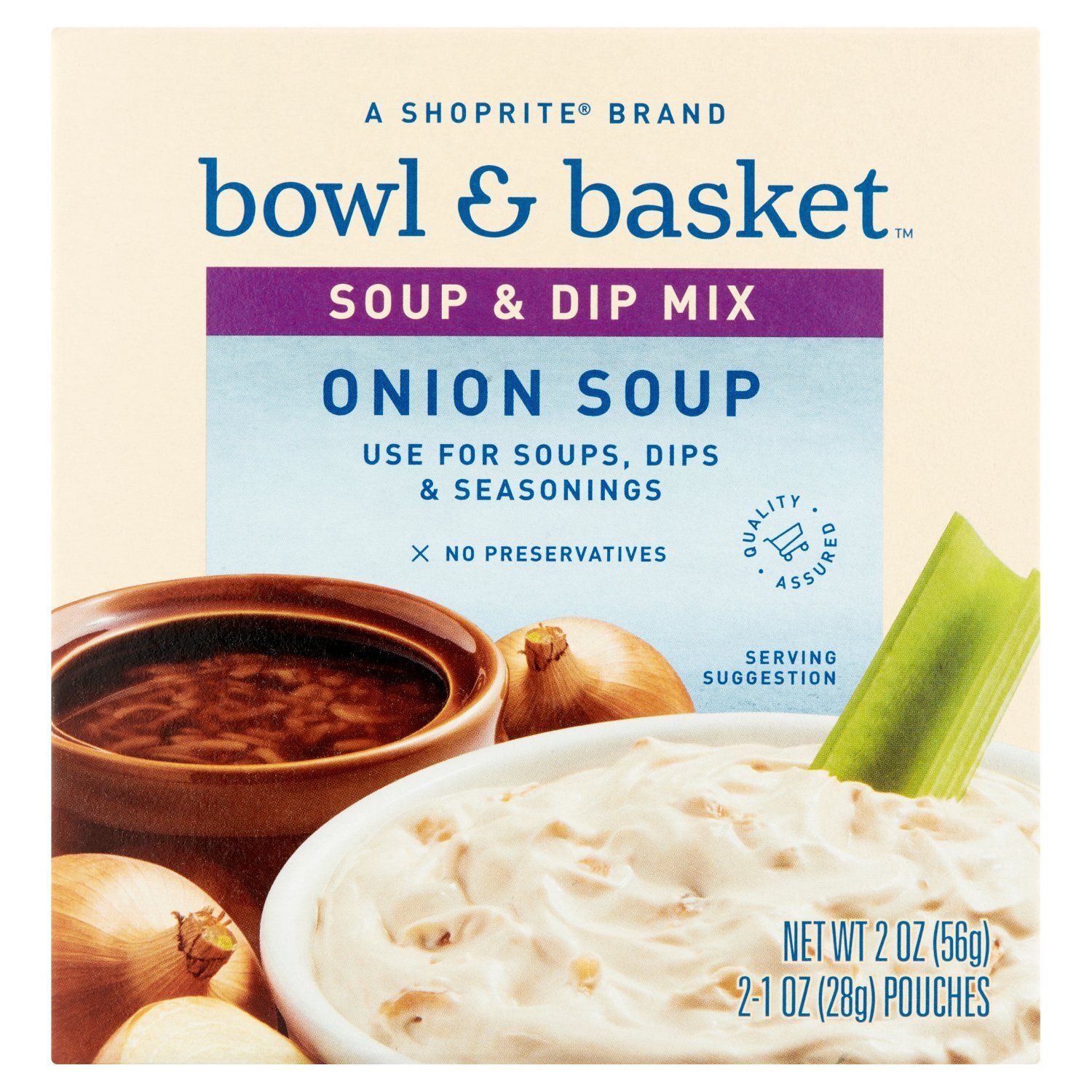 Bowl &amp; Basket Onion Soup &amp; Dip Mix, 1 oz, 2 count
