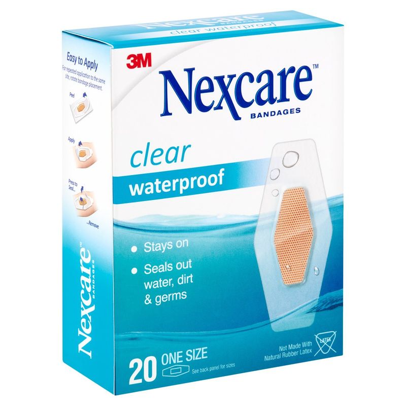 Nexcare™ Waterproof Bandages, 20 ct., One Size