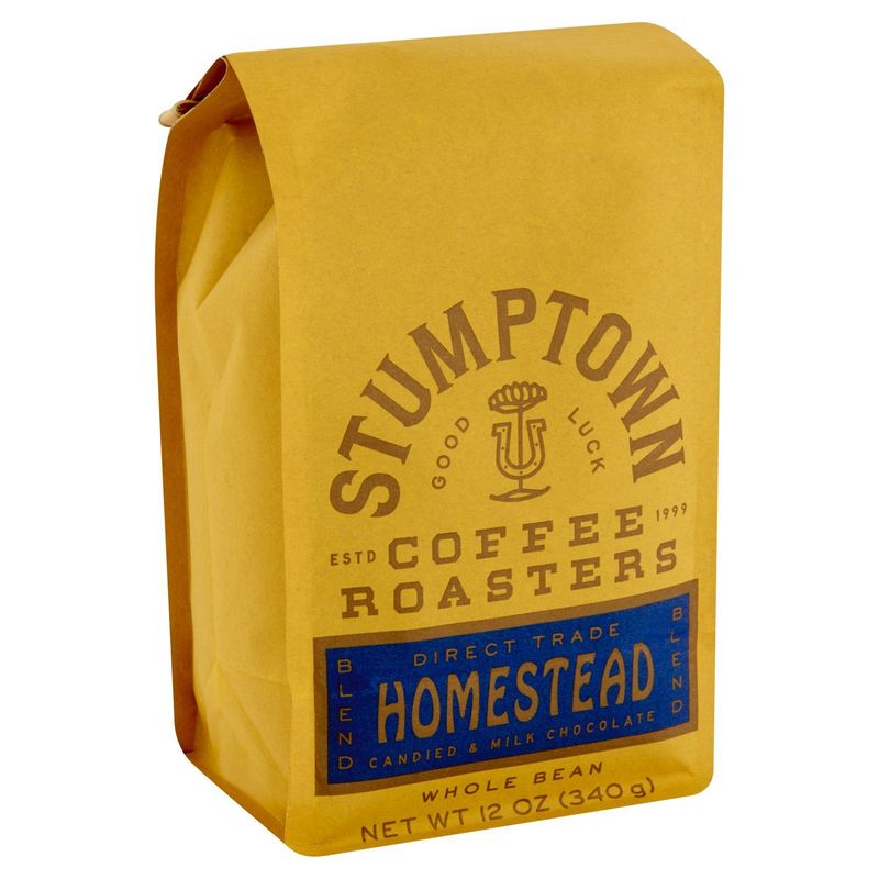 Stumptown Соffее Roasters Homestead Candied &amp; Milk Chocolate Blend Whole Bean Coffee, 12 oz