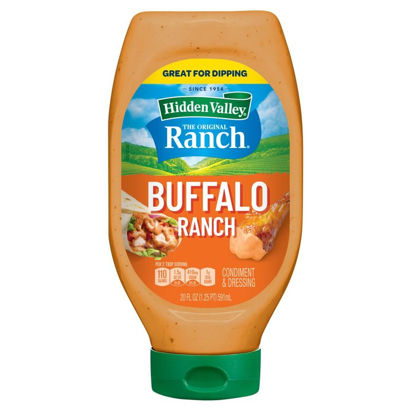 Hidden Valley The Original Ranch Buffalo Ranch Condiment &amp; Dressing, 20 fl oz