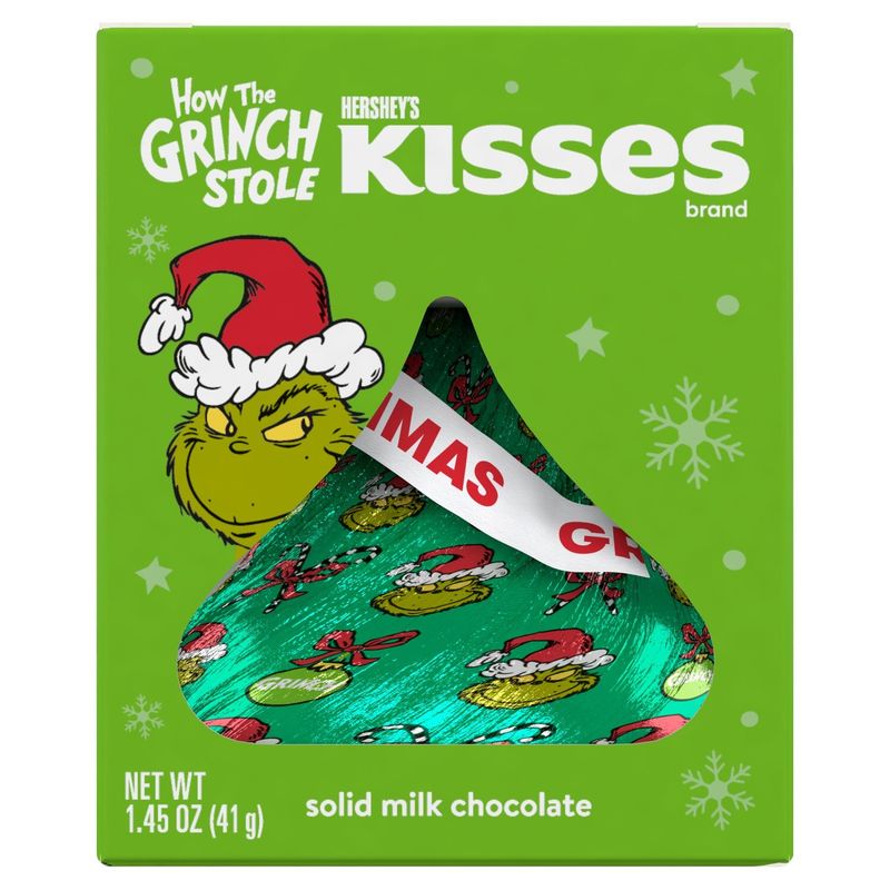 Hershey's Kisses Solid Milk Chocolate, 1.45 oz