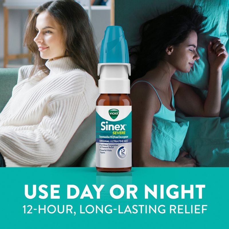 VICKS Sinex Severe Original Ultra Fine Mist, 1/2 fl oz