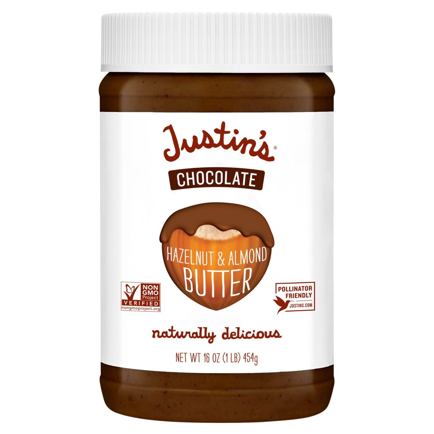 Justin's Chocolate Hazelnut &amp; Almond Butter, 16 oz