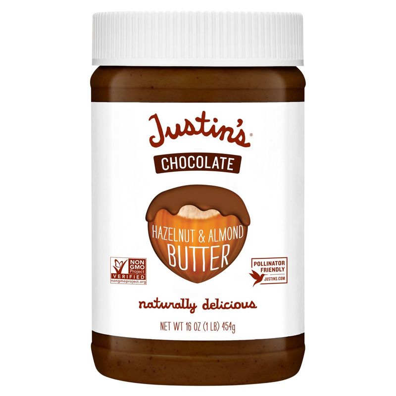 Justin's Chocolate Hazelnut &amp; Almond Butter, 16 oz