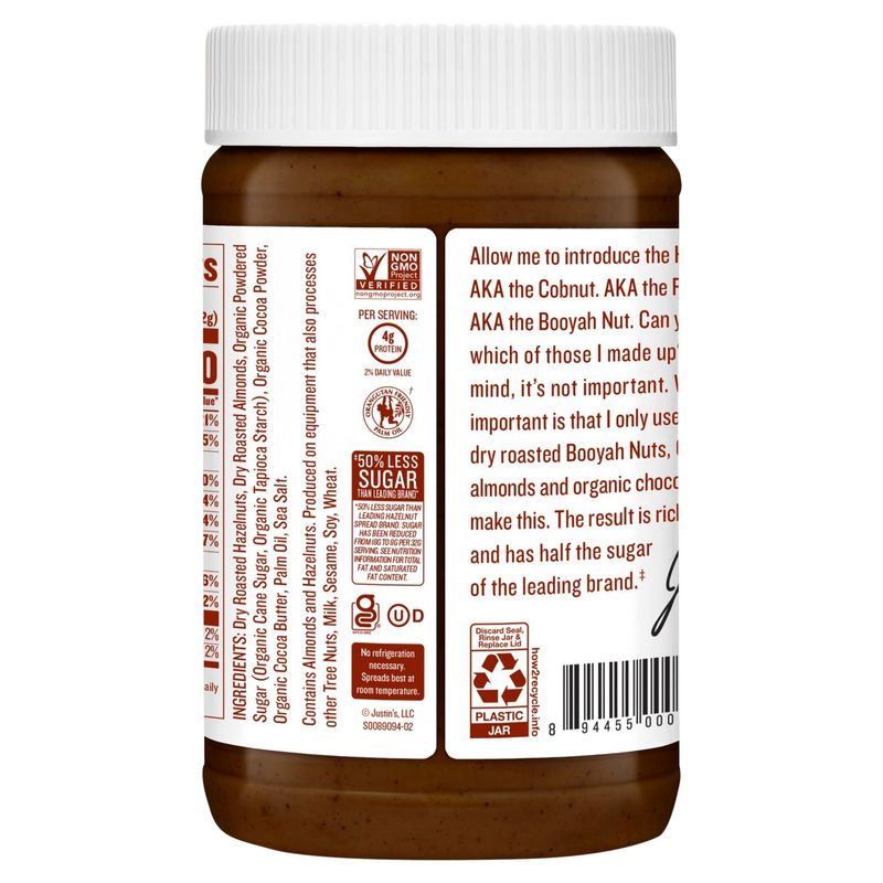 Justin's Chocolate Hazelnut &amp; Almond Butter, 16 oz