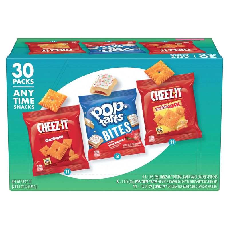 Snacks Variety Pack, 33.42 oz, 30 count