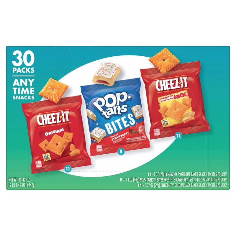 Snacks Variety Pack, 33.42 oz, 30 count