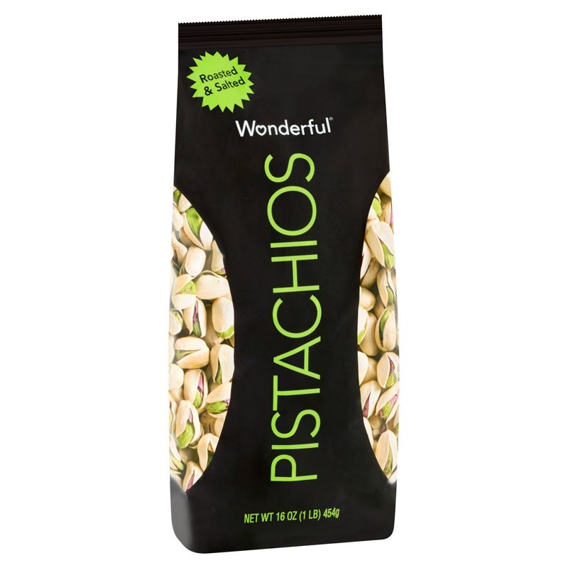 Wonderful Roasted &amp; Salted Pistachios, 16 oz