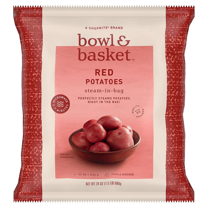 Bowl &amp; Basket Steam-in-Bag Red Potatoes, 1.5 lbs