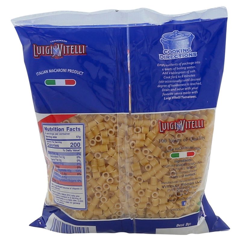 Luigi Vitelli 145 Ditalini Italian Macaroni Product, 16 oz