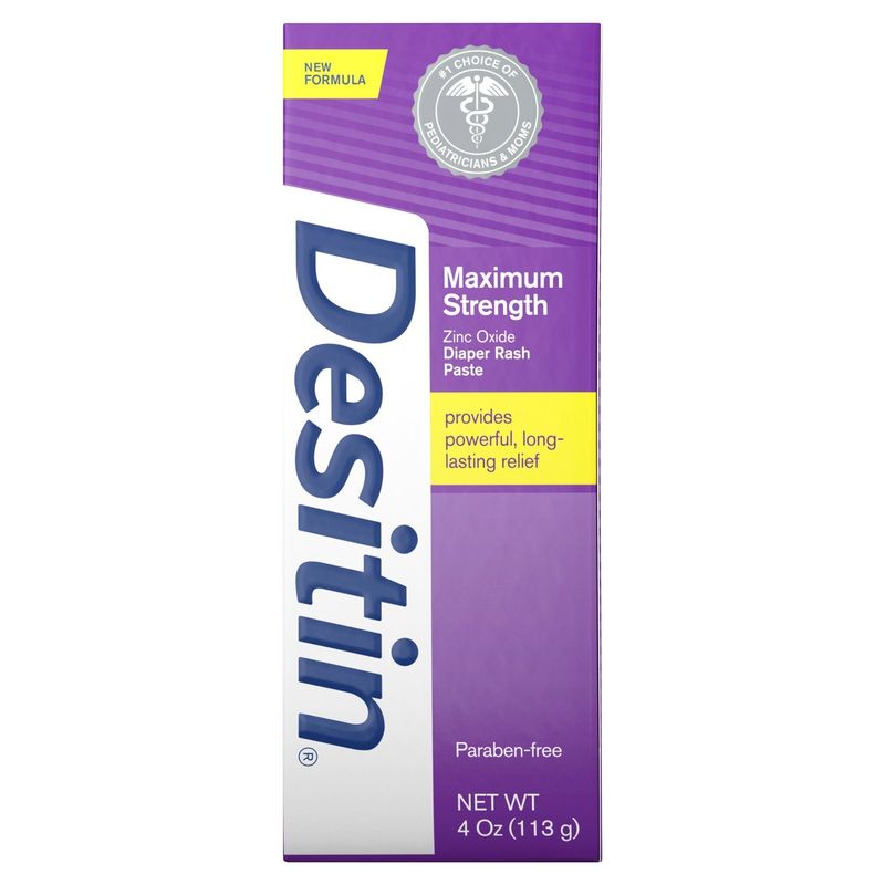 Desitin Maximum Strength Diaper Rash Paste, 4 oz