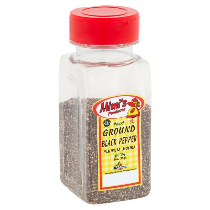 Nac Foods Mimi's Products Ground Black Pepper, 3 oz