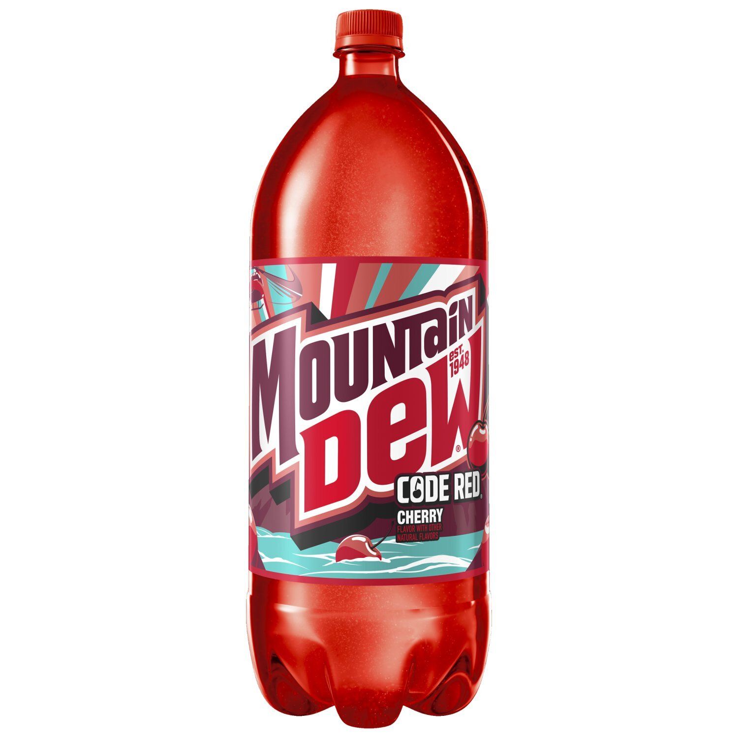 Mountain Dew Code Red Soda Cherry 2 Liter