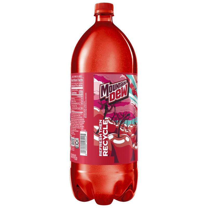 Mountain Dew Code Red Soda Cherry 2 Liter