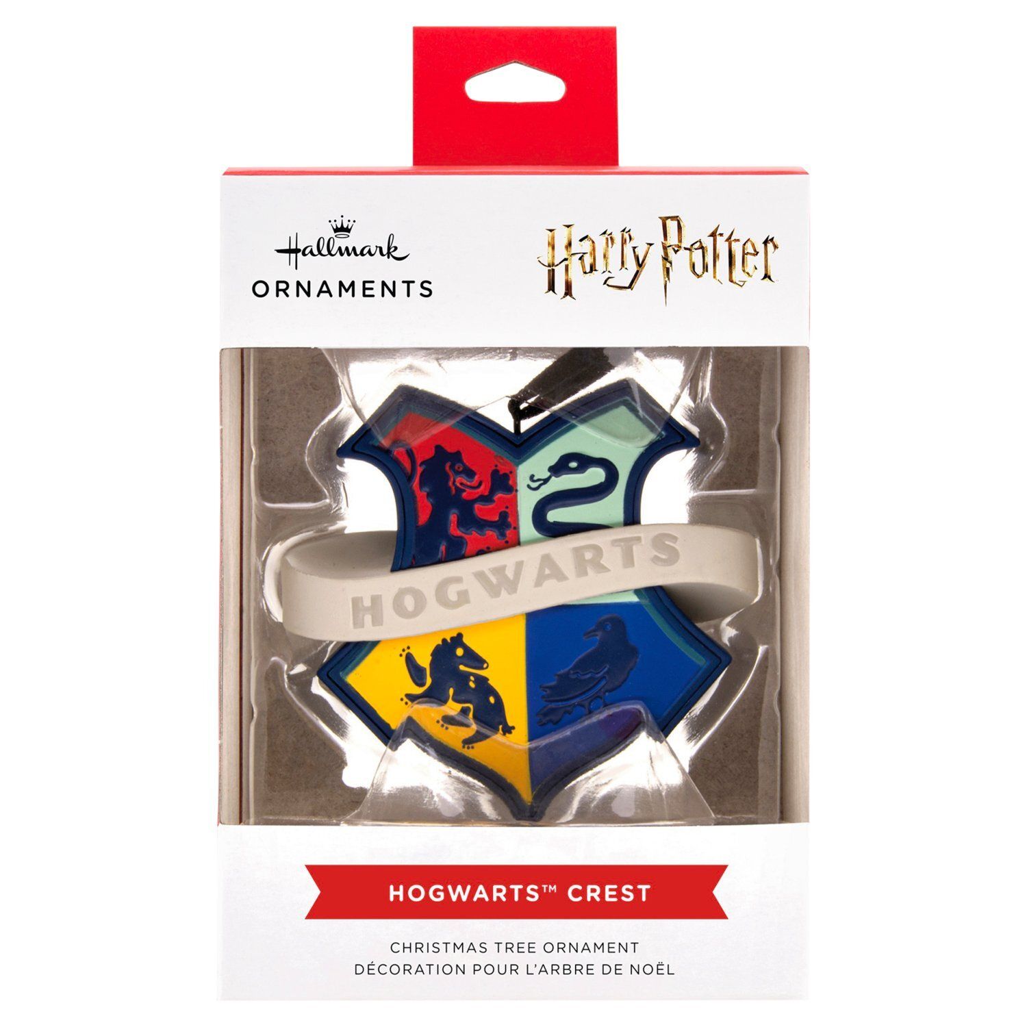 Hallmark Harry Potter Hogwarts Crest Christmas Tree Ornament