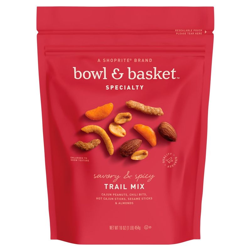 Bowl &amp; Basket Specialty Savory &amp; Spicy Trail Mix, 16 oz