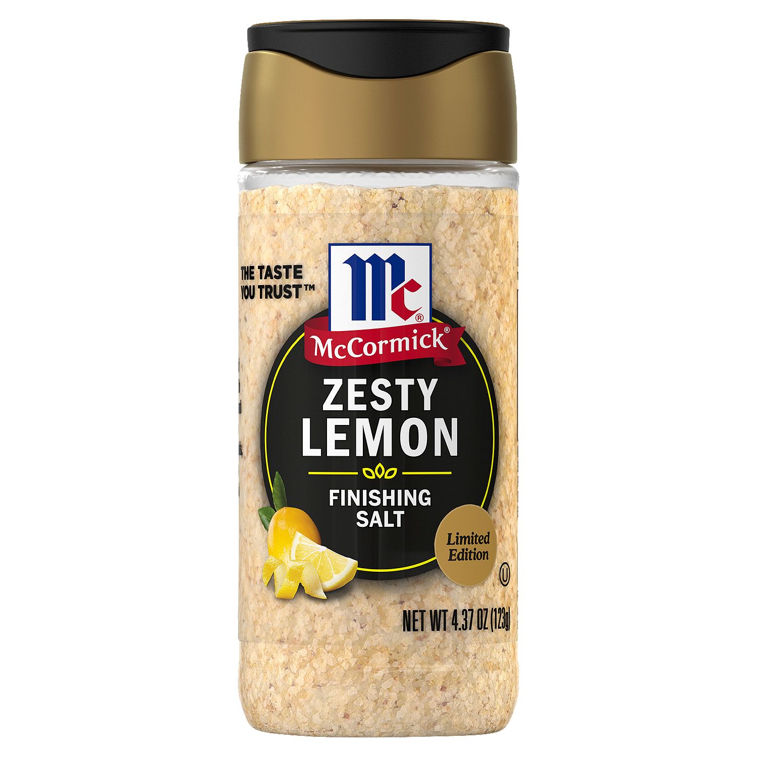 McCormick Zesty Lemon Finishing Salt Limited Edition, 4.37 oz