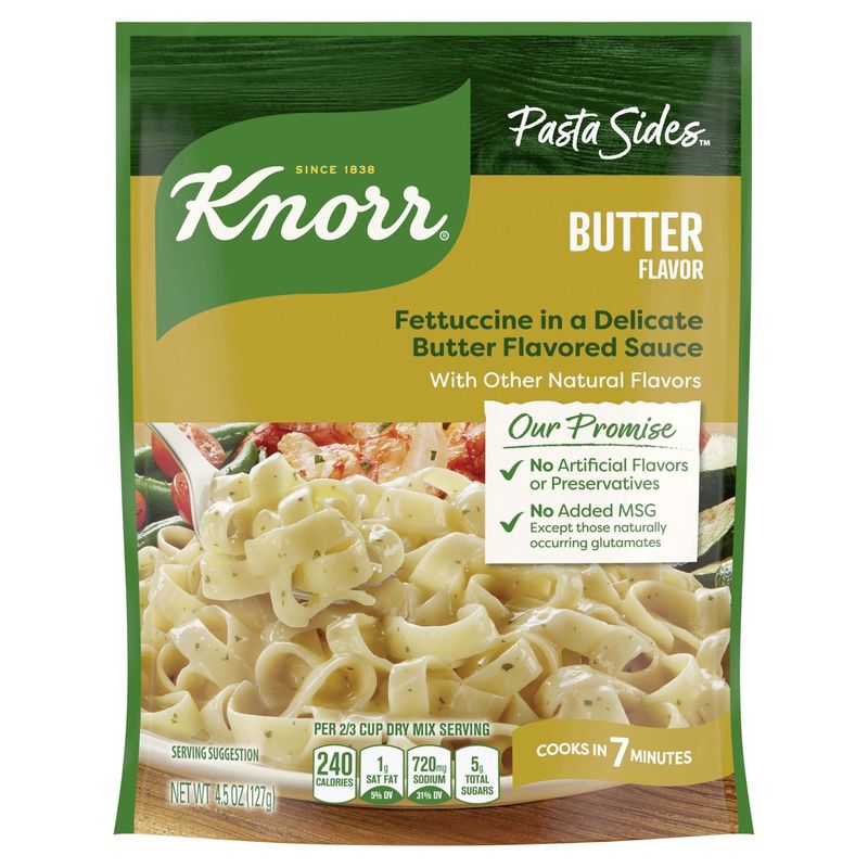 Knorr Pasta Sides Butter Fettuccine 4.5 oz