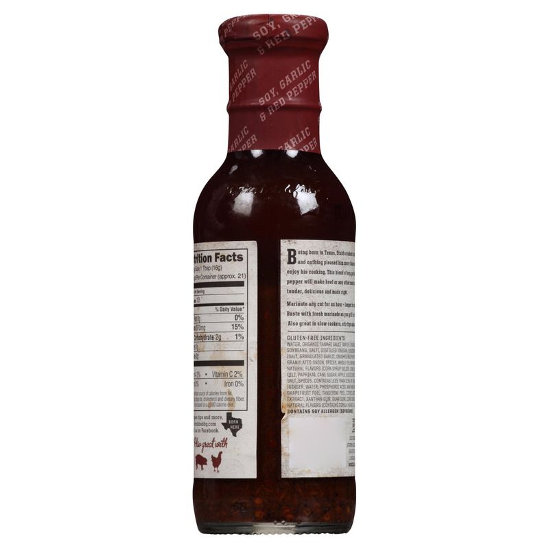 Stubb's Soy, Garlic &amp; Red Pepper Beef Marinade, 12 oz