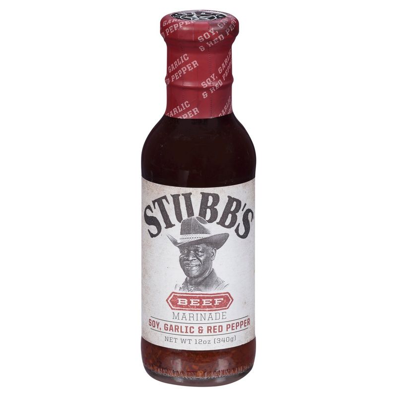 Stubb's Soy, Garlic &amp; Red Pepper Beef Marinade, 12 oz