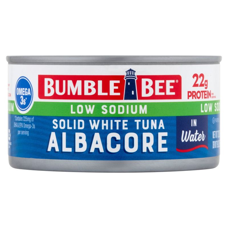 Bumble Bee Low Sodium Solid White Tuna Albacore in Water, 12 oz
