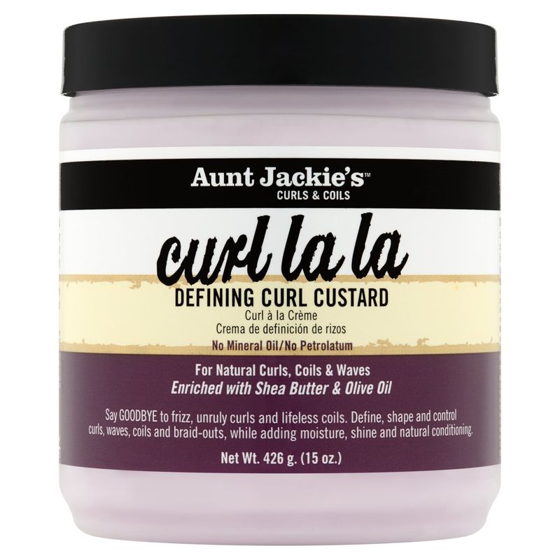 Aunt Jackie's Curls &amp; Coils Curl La La Defining Curl Custard, 15 oz