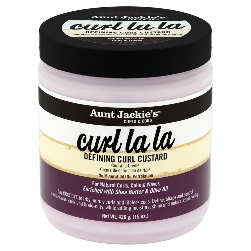 Aunt Jackie's Curls &amp; Coils Curl La La Defining Curl Custard, 15 oz