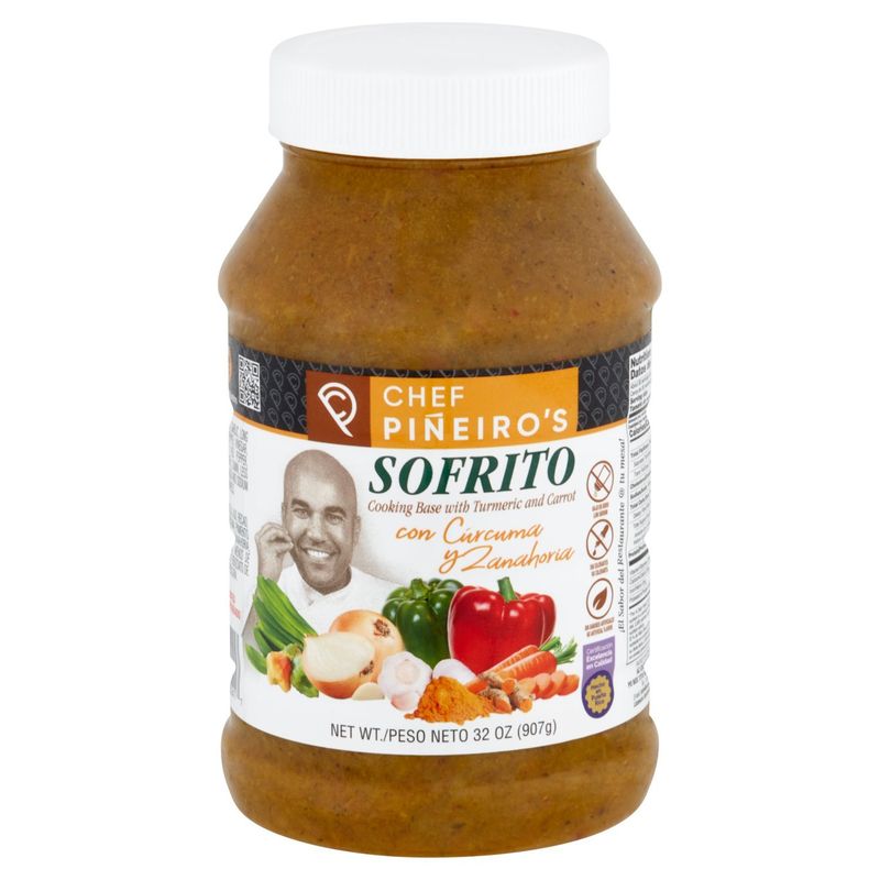 Chef Piñeiro's Cooking Base with Turmeric and Carrot Sofrito, 32 oz