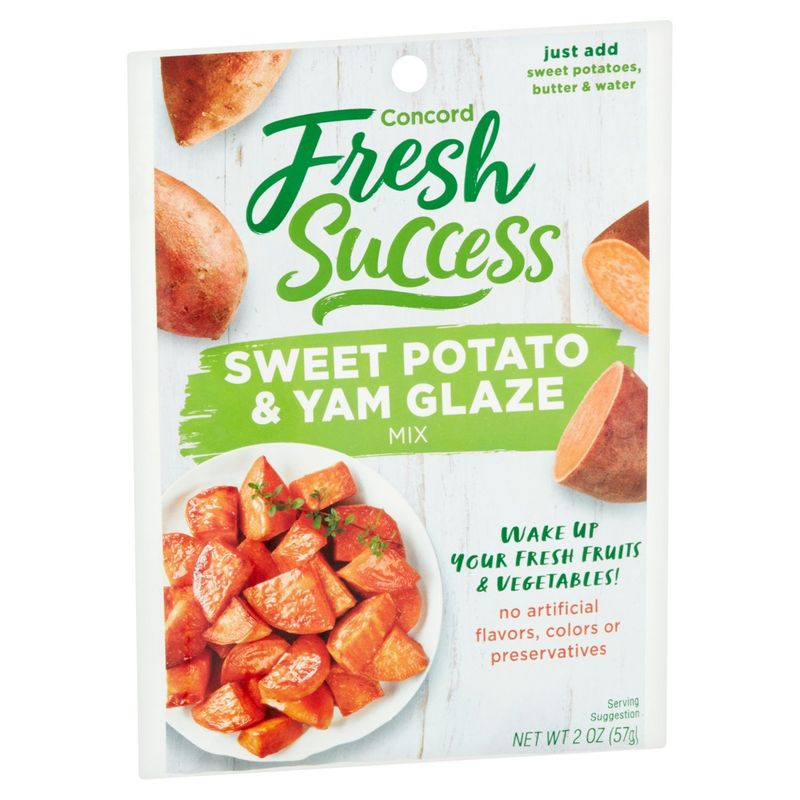 Concord Fresh Success Sweet Potato &amp; Yam Glaze Mix, 2 oz