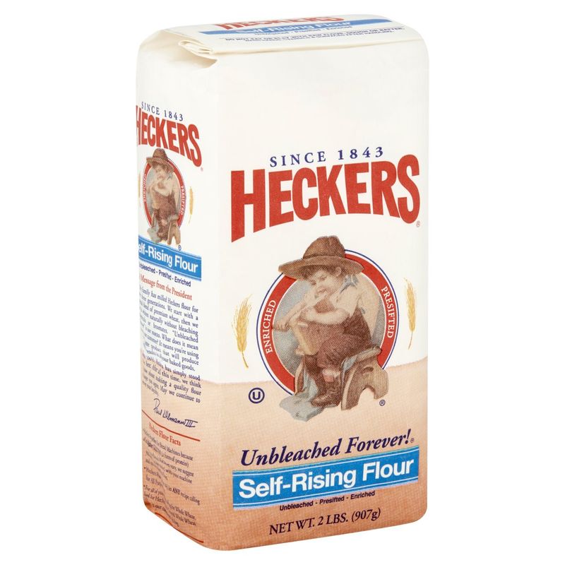 HECKERS Unbleached Forever! Self-Rising Flour, 2 lbs