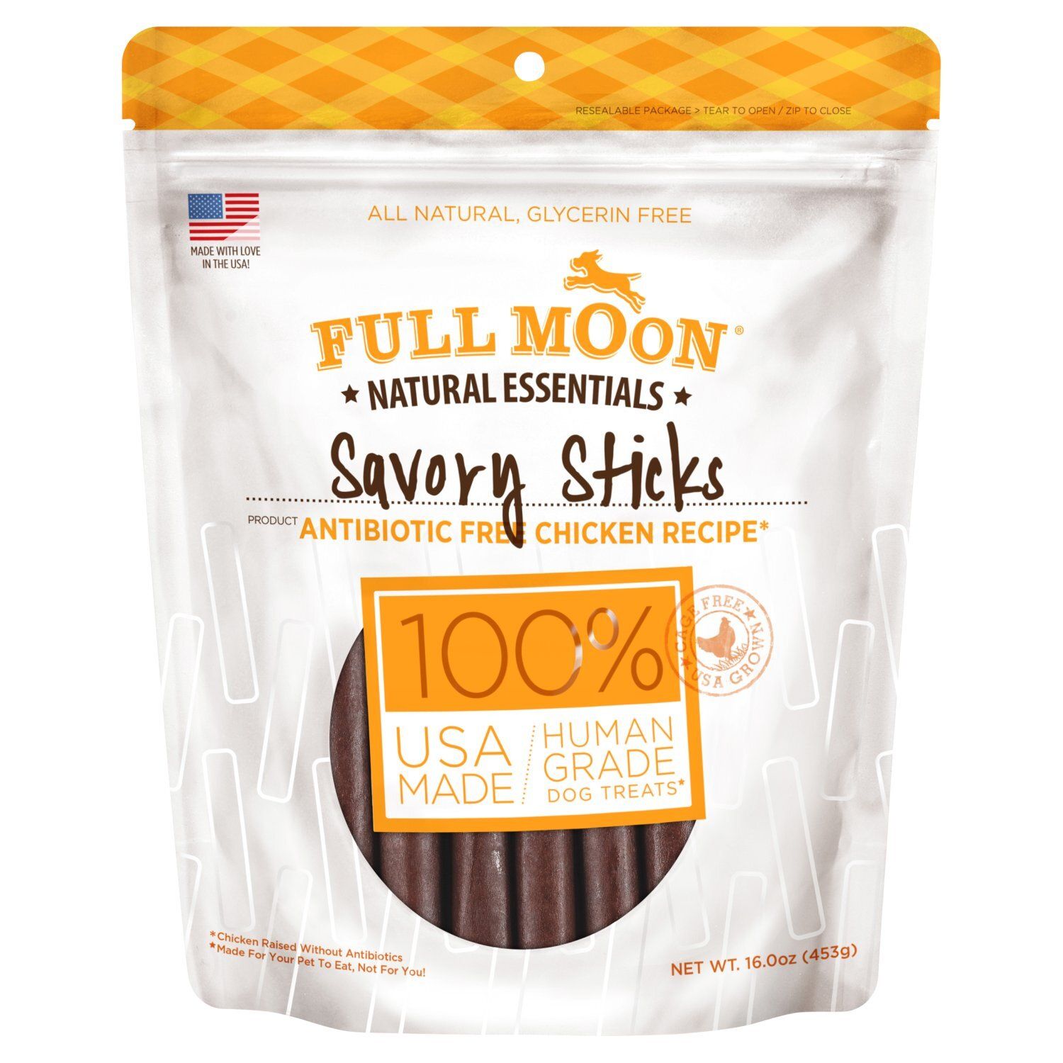 Full Moon Naturals Essentials Savory Sticks Dog Treats, 16.0 oz