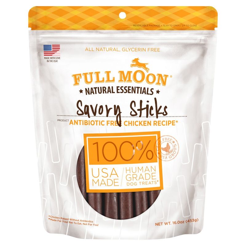 Full Moon Naturals Essentials Savory Sticks Dog Treats, 16.0 oz