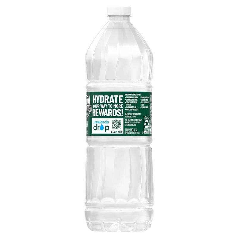 Poland Spring 100% Natural Spring Water, 33.8 fl oz