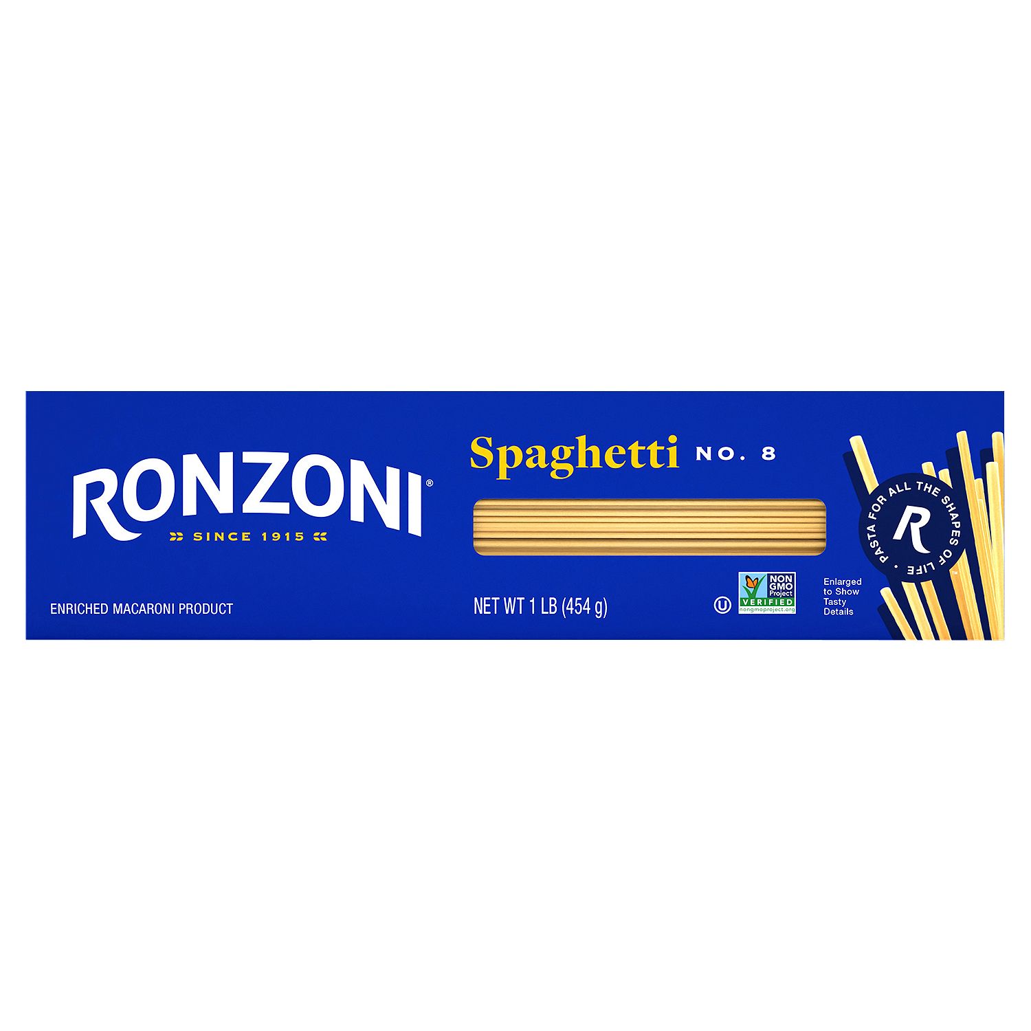 Ronzoni No. 8 Spaghetti Pasta, 1 lb